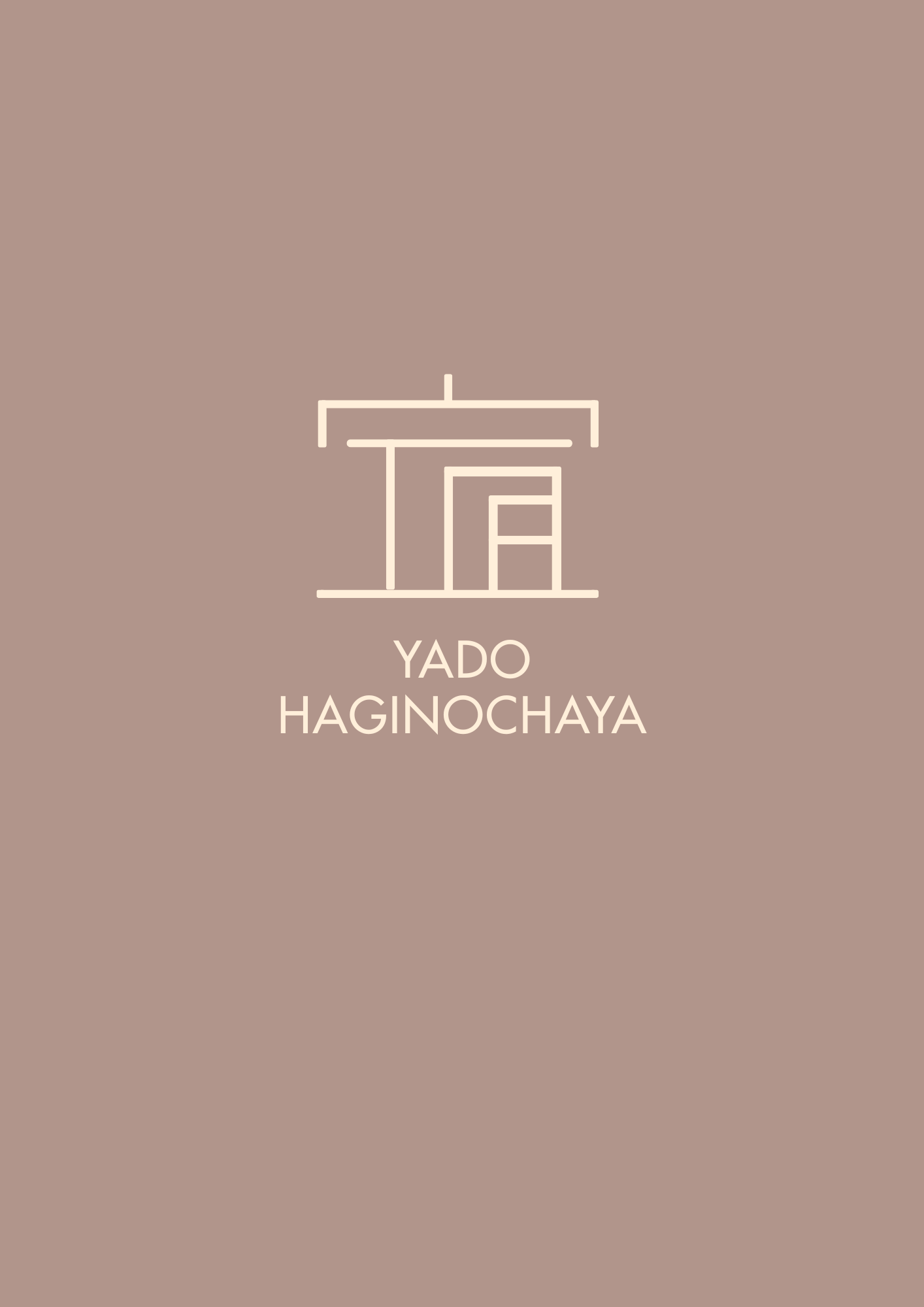YADO HAGINOCHAYA 3F ロゴ